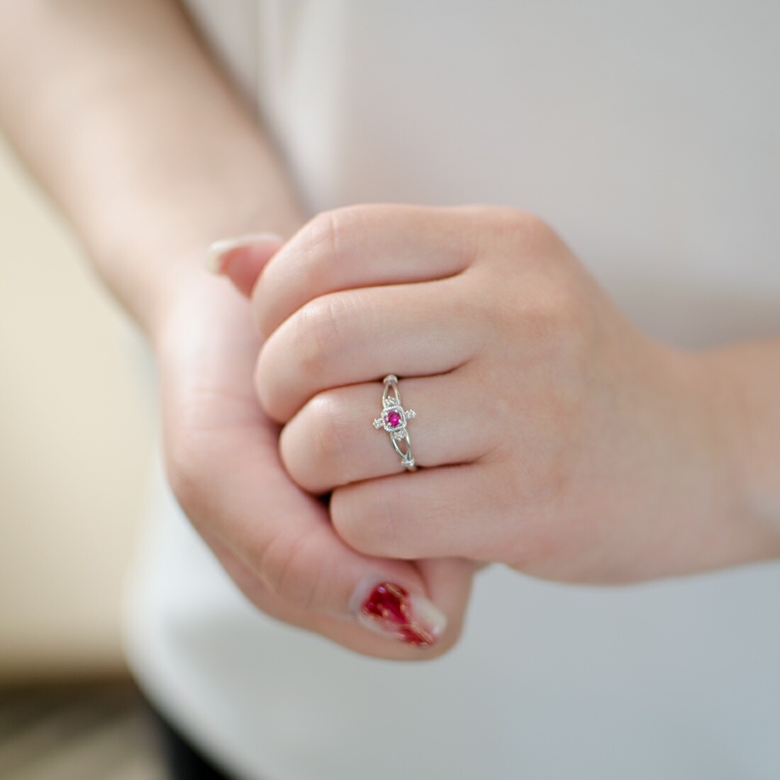 umu -アム- FINE JEWELRY STUIDIOルビー ダイヤモンド リング 「portagioie」rg0656_i2.jpg