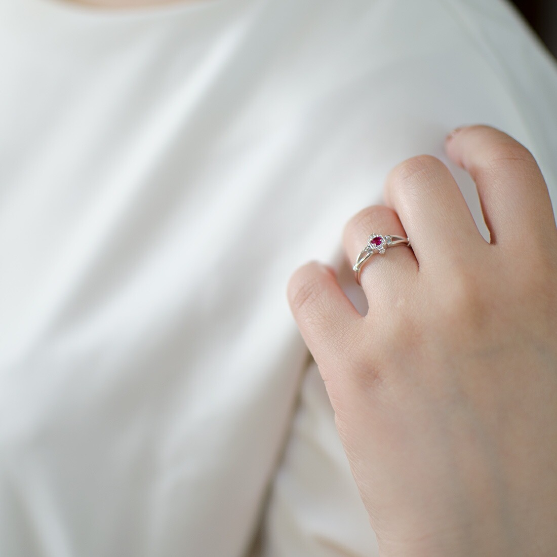 umu -アム- FINE JEWELRY STUIDIOルビー ダイヤモンド リング 「portagioie」rg0656_i3.jpg