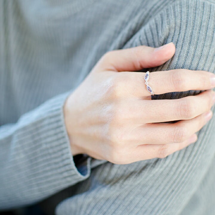 umu -アム- FINE JEWELRY STUIDIOタンザナイト ダイヤモンド リング 「aliare」rg0661_i3.jpg