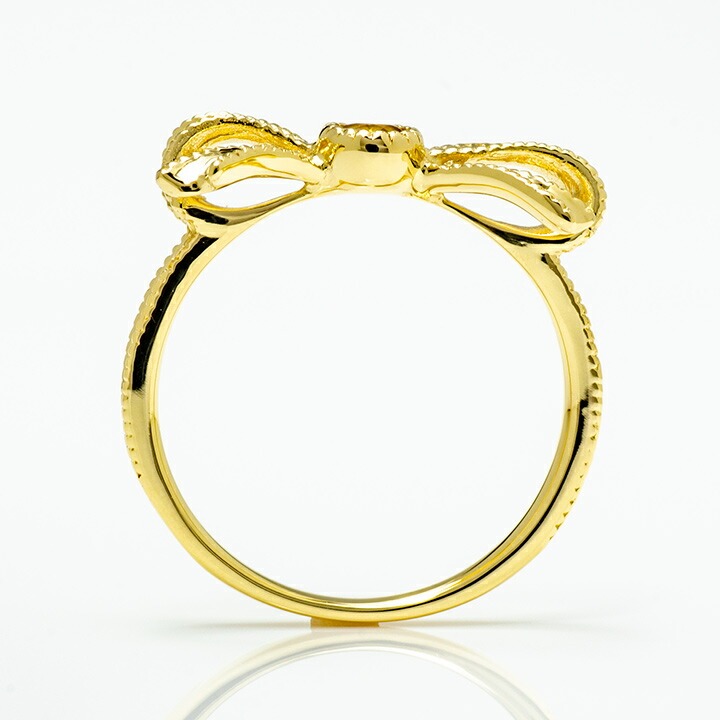 umu -アム- FINE JEWELRY STUIDIOイエローベリル リボンモチーフ リング 「legame」rg0668_s.jpg