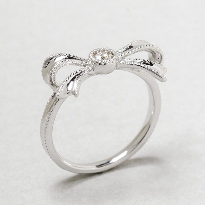 umu -アム- FINE JEWELRY STUIDIOダイヤモンド リボンモチーフ リング 「legame」rg0669_kanban2.jpg