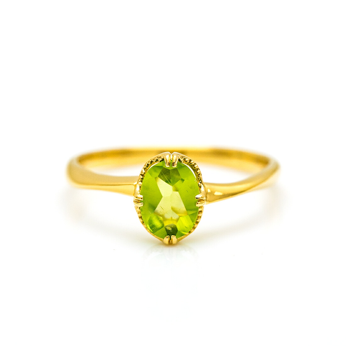 umu -アム- FINE JEWELRY STUIDIOペリドット リング 「drop」rg0677_m.jpg