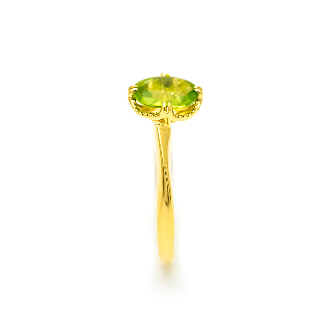 umu -アム- FINE JEWELRY STUIDIOペリドット リング 「drop」rg0677_y.jpg