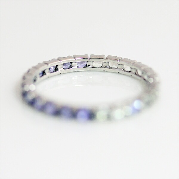 umu -アム- FINE JEWELRY STUIDIOK18 タンザナイト×ブルームーンストーン フルエタニティリングrg0683_u.jpg