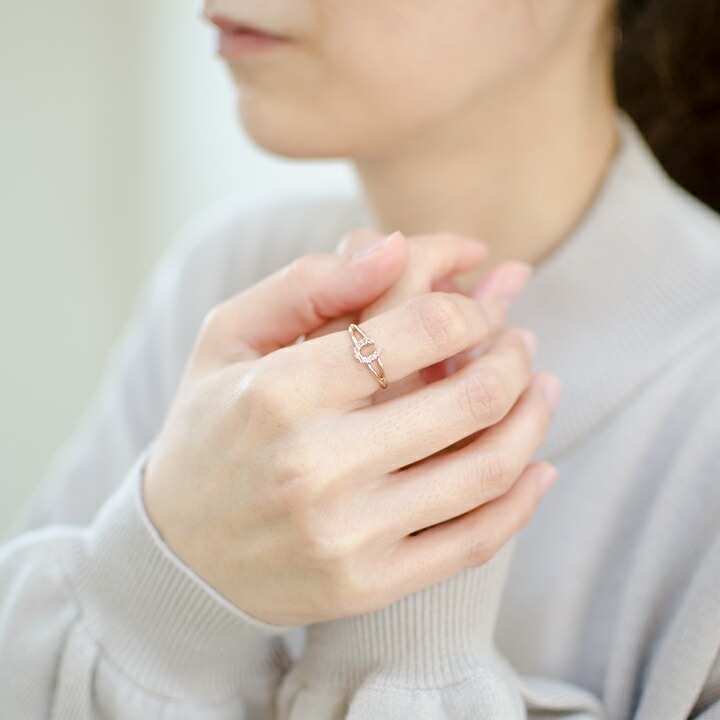 umu -アム- FINE JEWELRY STUIDIOK18 ブラウンダイヤモンド リング 「fortuna」rg0686_i2.jpg