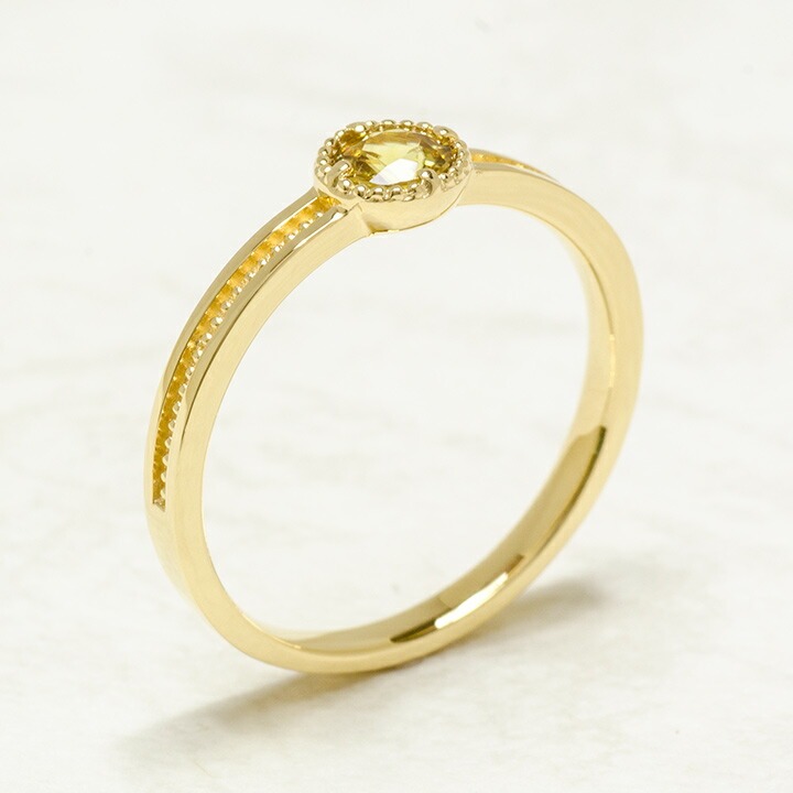 K18 スフェーン リング 「tensore」[商品番号:RG0694] | umu -アム