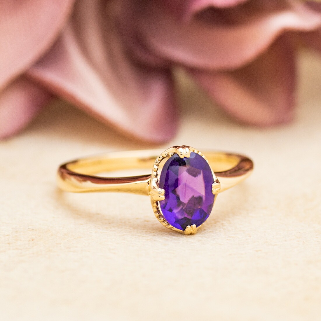 umu -アム- FINE JEWELRY STUIDIOK18 アメシスト リング 「drop」rg0697_1.jpg