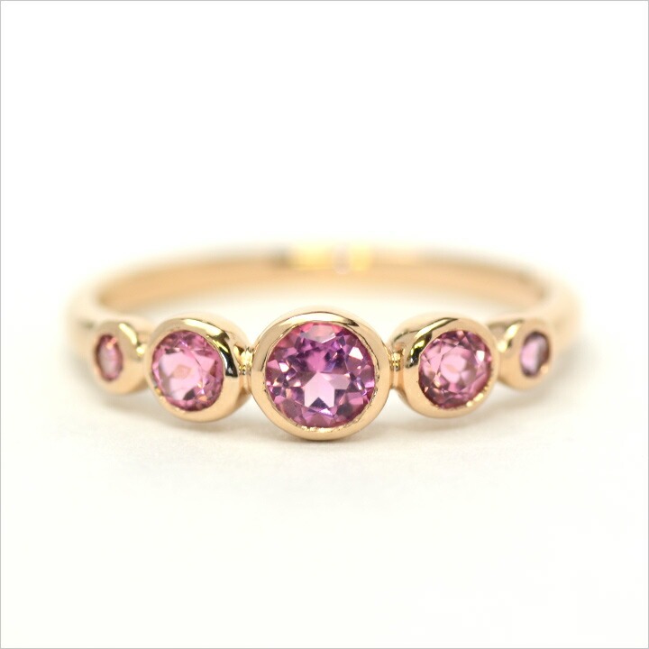 umu -アム- FINE JEWELRY STUIDIOピンクトルマリン リング 「cerchio」rg0698_m.jpg