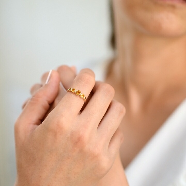 umu -アム- FINE JEWELRY STUIDIOシトリン リング 「cerchio」rg0699_i2.jpg