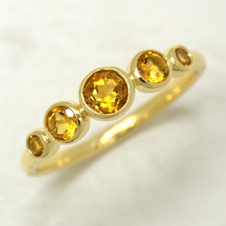 umu -アム- FINE JEWELRY STUIDIOシトリン リング 「cerchio」rg0699_kanban2.jpg