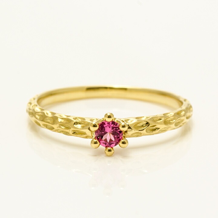 umu -アム- FINE JEWELRY STUIDIOK18 ピンクスピネル リング 「corteccia」rg0708_m.jpg