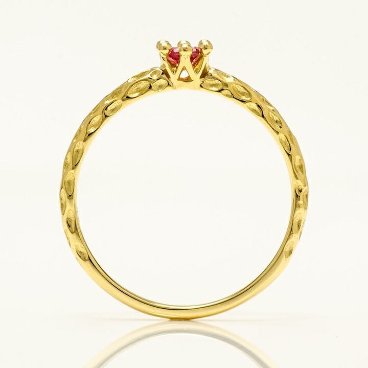 umu -アム- FINE JEWELRY STUIDIOK18 ピンクスピネル リング 「corteccia」rg0708_s.jpg