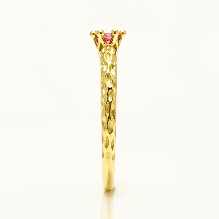 umu -アム- FINE JEWELRY STUIDIOK18 ピンクスピネル リング 「corteccia」rg0708_y.jpg