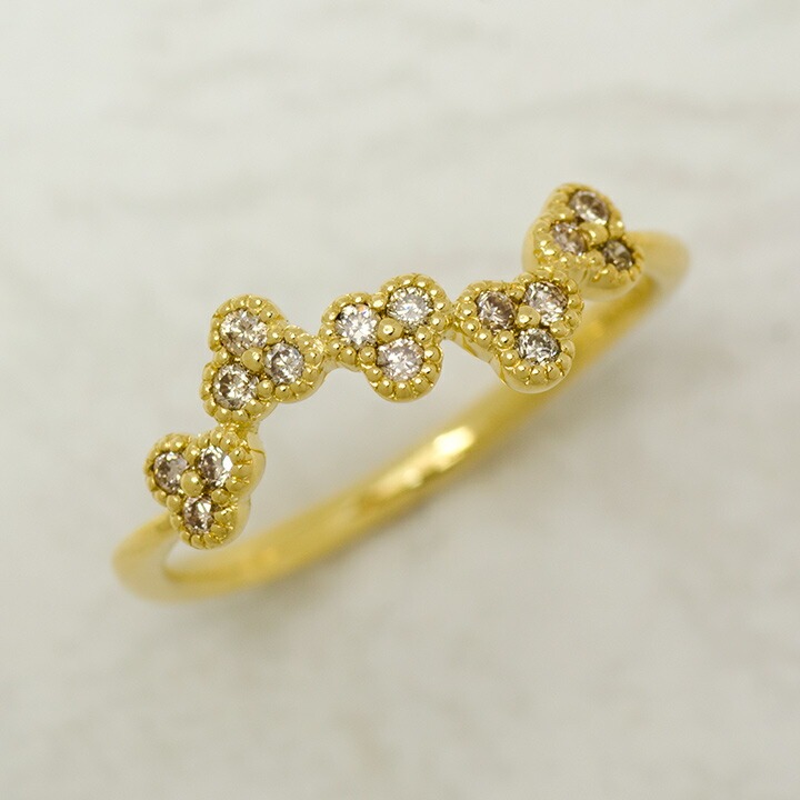 umu -アム- FINE JEWELRY STUIDIOブラウンダイヤモンド フラワーモチーフ リング 「fiorita」rg0711_kanban2.jpg