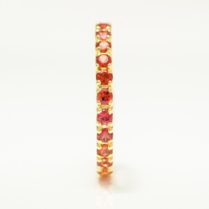 umu -アム- FINE JEWELRY STUIDIOレディッシュサファイア フルエタニティリングrg0713_y.jpg