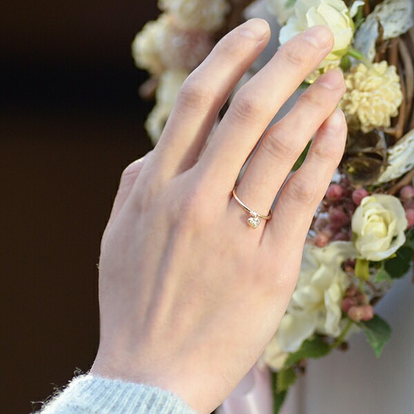 umu -アム- FINE JEWELRY STUIDIOK18 リバーシブル ハートモチーフ リング 「amore」rg0714_5.jpg