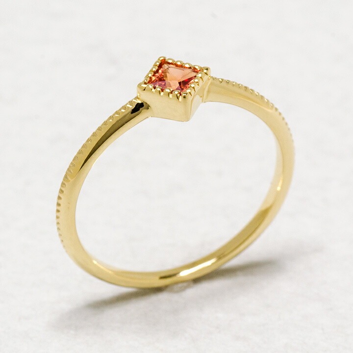 umu -アム- FINE JEWELRY STUIDIOK18 ディープオレンジサファイア リング 「asso」rg0723_kanban2.jpg