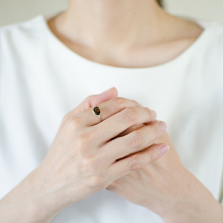 umu -アム- FINE JEWELRY STUIDIOスモーキークォーツ リング 「ignudo」rg0726_i2.jpg