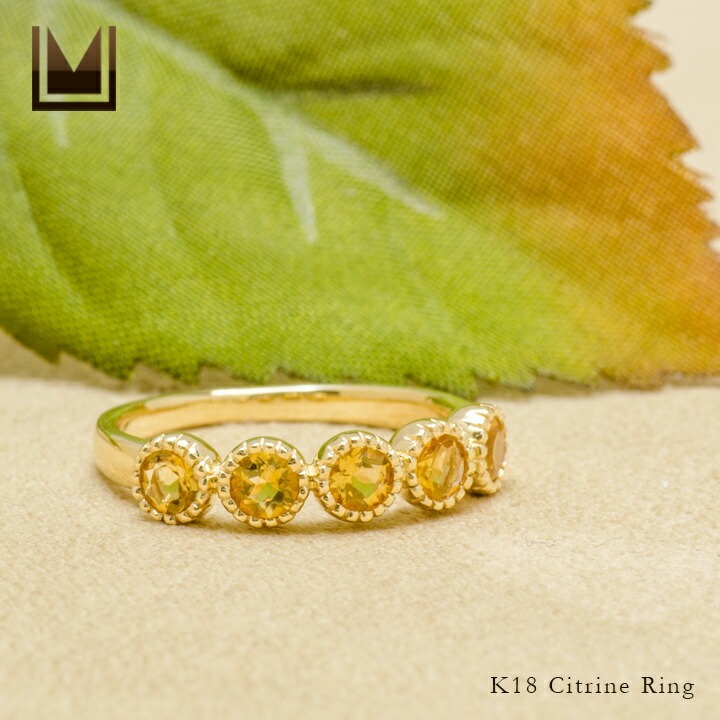 umu -アム- FINE JEWELRY STUIDIOシトリン リング 「fiorente」rg0728_1.jpg