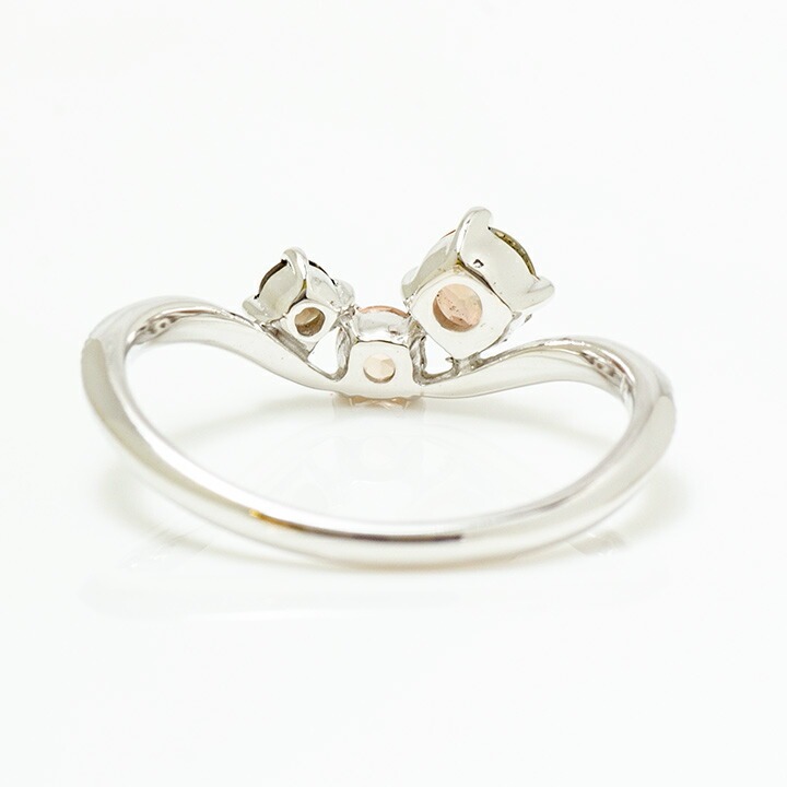 umu -アム- FINE JEWELRY STUIDIOアンダルサイト シャンパンガーネット スモーキークォーツ リング 「terzetto」rg0734_u.jpg