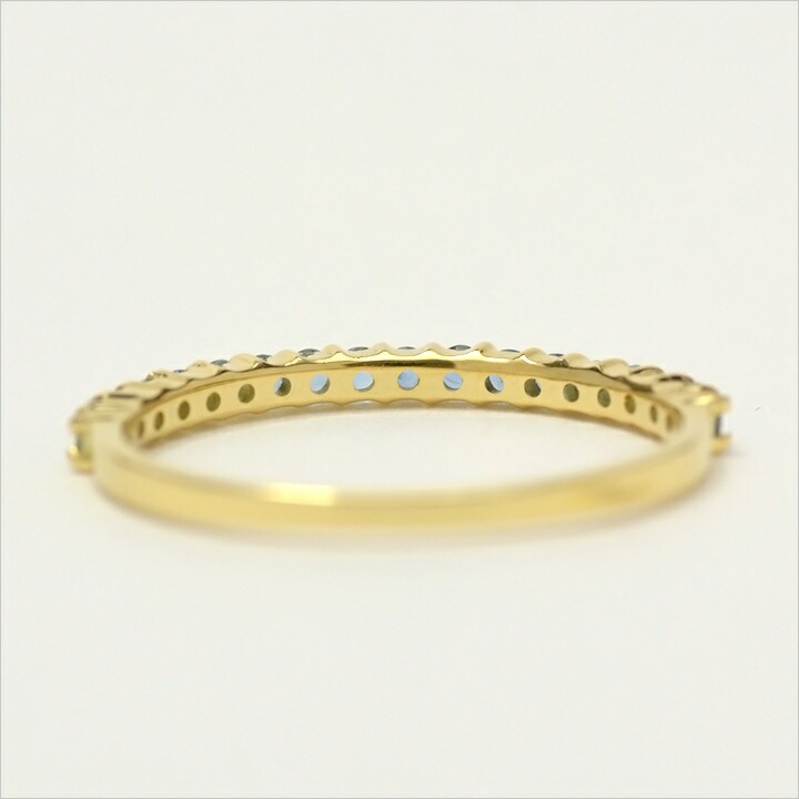 umu -アム- FINE JEWELRY STUIDIOK18 サンタマリアアクアマリン エタニティリング 「fila」rg0737_u.jpg