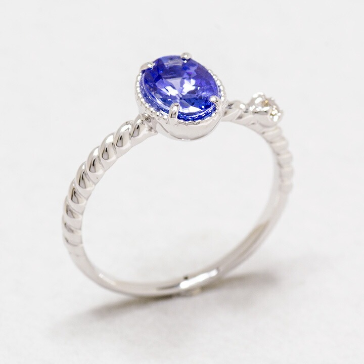 umu -アム- FINE JEWELRY STUIDIOK18 タンザナイト ダイヤモンド リング 「spaiato」rg0757_kanban2.jpg