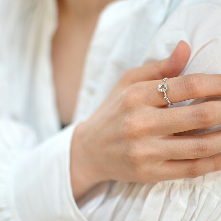 umu -アム- FINE JEWELRY STUIDIOK18 グリーンアメシスト ダイヤモンド リング 「spaiato」rg0758_i3.jpg