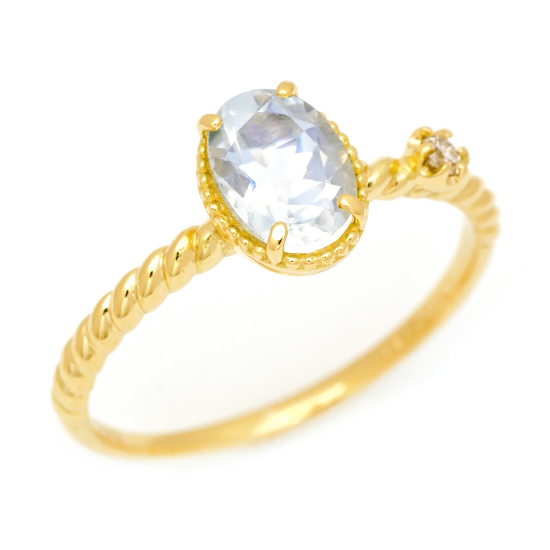●早いもの勝ち●極美品⭐️K18刻印 ダイヤモンド リング 1カラット 12号 イエローダイヤモンド リング 1.558ct SI1-FANCY VIVID YELLOW