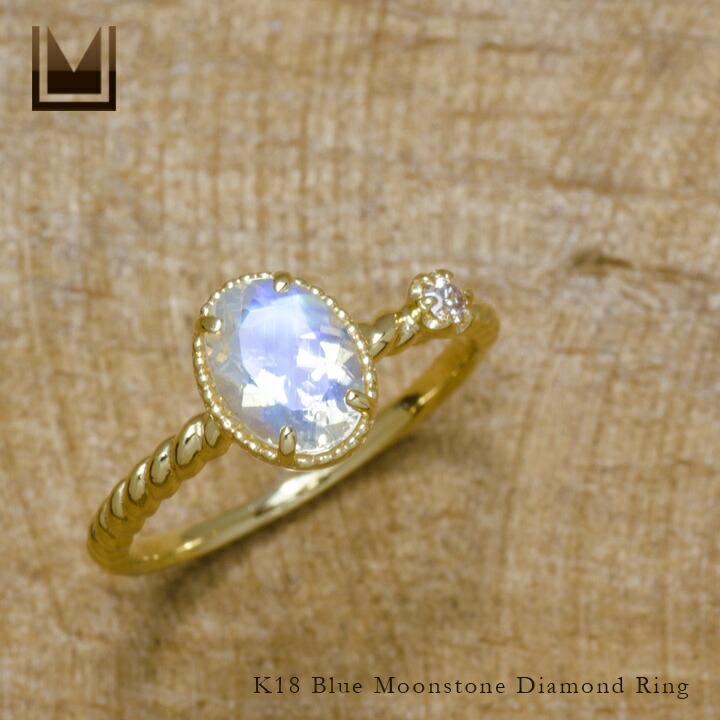 umu -アム- FINE JEWELRY STUIDIOブルームーンストーン ダイヤモンド リング 「spaiato」rg0760_1.jpg