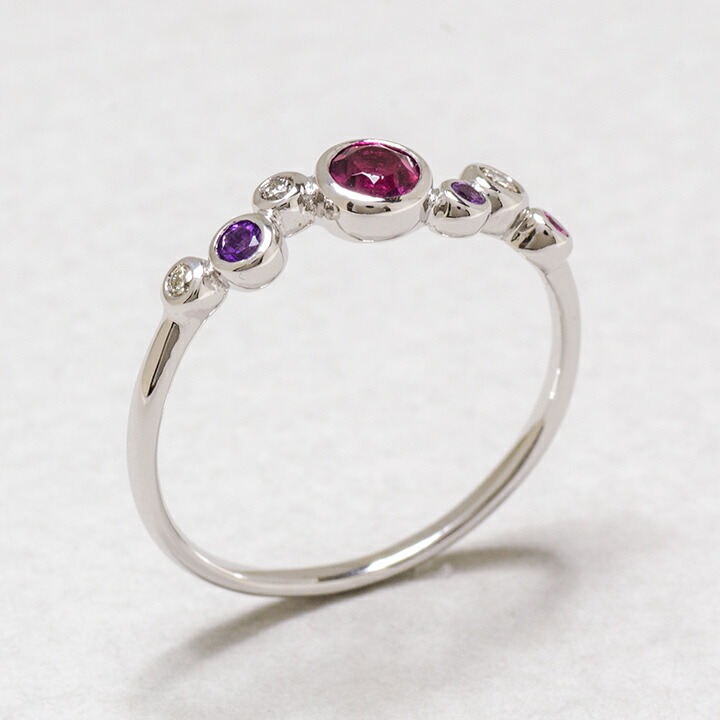 umu -アム- FINE JEWELRY STUIDIOチャーミングカラー ダイヤモンド リング 「saponata」rg0766_kanban2.jpg