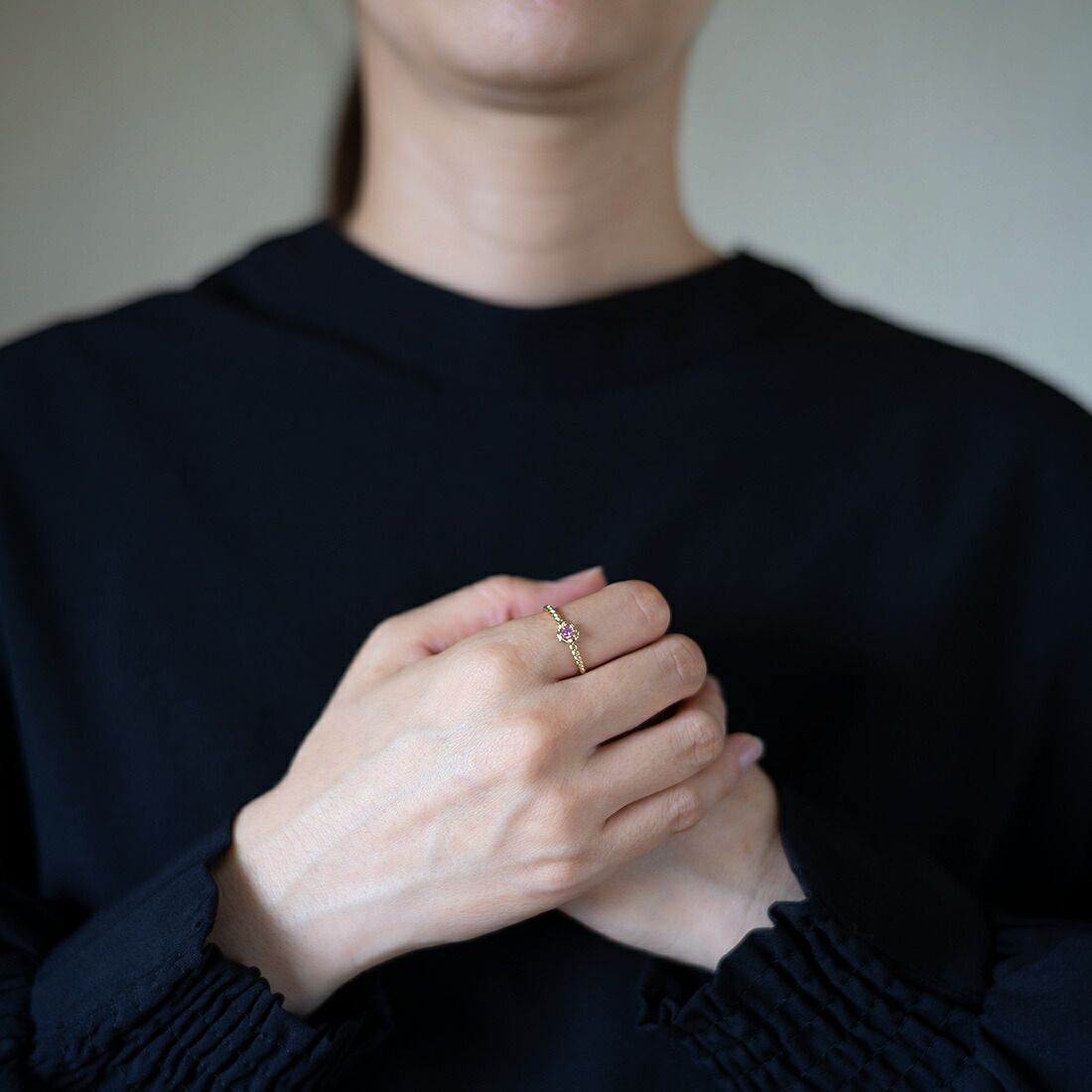 umu -アム- FINE JEWELRY STUIDIOピンクサファイア リング 「romantica」rg0772_i2.jpg