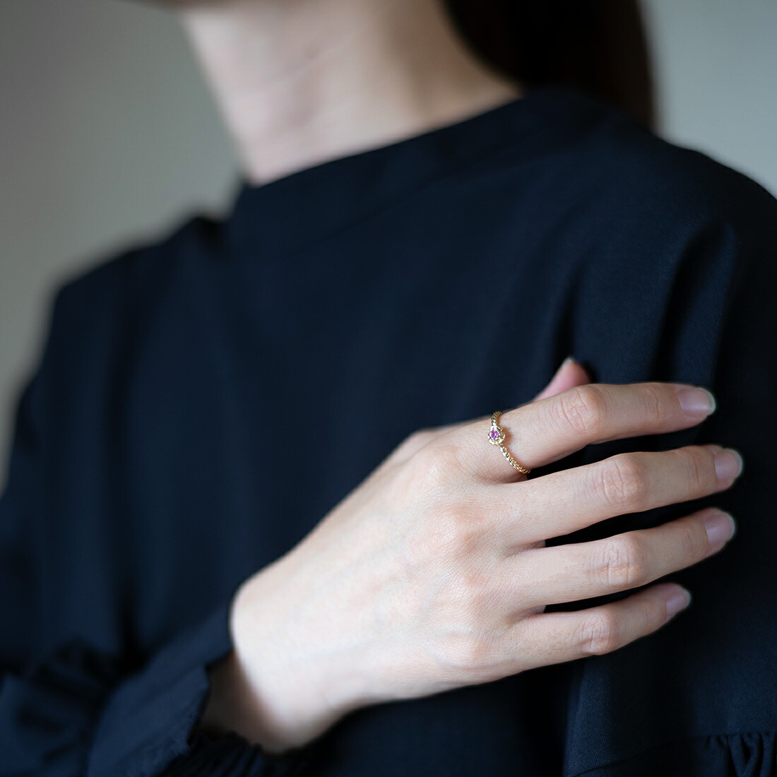umu -アム- FINE JEWELRY STUIDIOピンクサファイア リング 「romantica」rg0772_i3.jpg