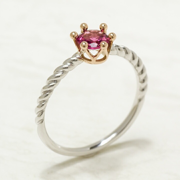 umu -アム- FINE JEWELRY STUIDIOK18/PT900 ピンクトルマリン リング 「reginetta」rg0775_kanban2.jpg