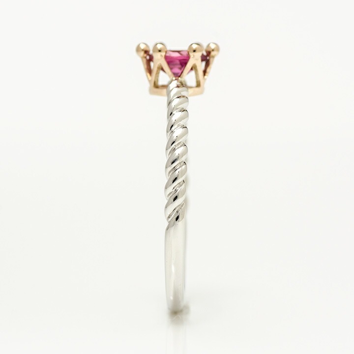 umu -アム- FINE JEWELRY STUIDIOK18/PT900 ピンクトルマリン リング 「reginetta」rg0775_y.jpg