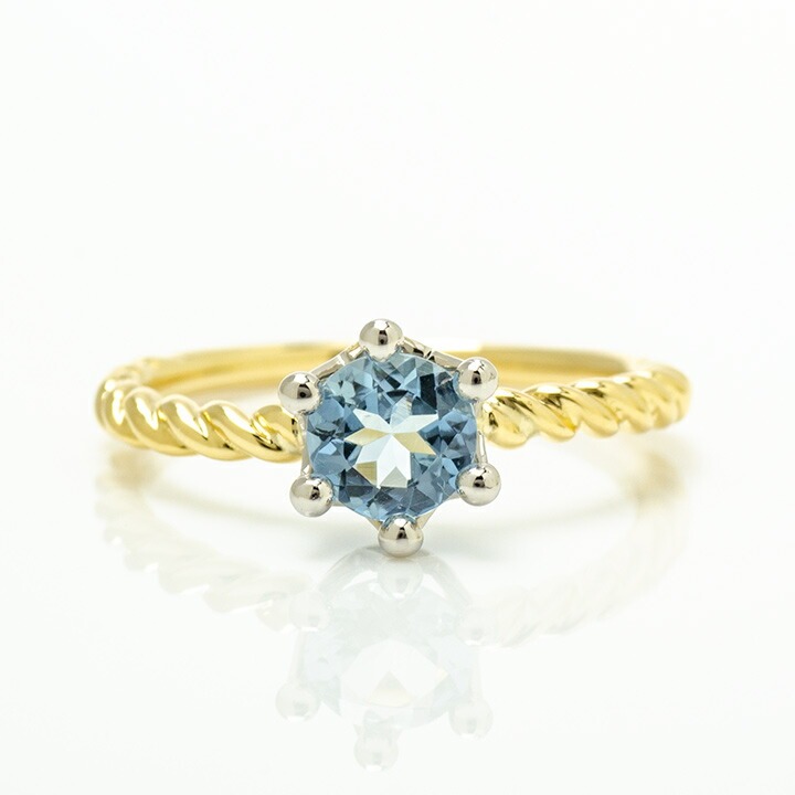 umu -アム- FINE JEWELRY STUIDIOK18/PT900 アクアマリン リング 「reginetta」rg0776_m.jpg