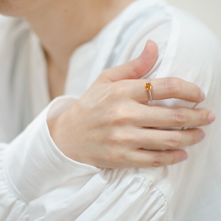umu -アム- FINE JEWELRY STUIDIOシトリン リング 「reginetta」rg0778_i3.jpg