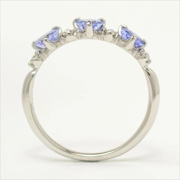 umu -アム- FINE JEWELRY STUIDIOK18 タンザナイト ダイヤモンド リング 「carino」rg0786_s.jpg