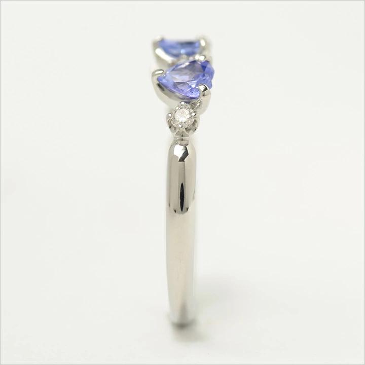 umu -アム- FINE JEWELRY STUIDIOK18 タンザナイト ダイヤモンド リング 「carino」rg0786_y.jpg