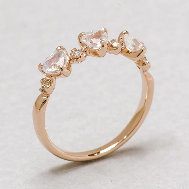 umu -アム- FINE JEWELRY STUIDIOK18 ブルームーンストーン ダイヤモンド リング 「carino」rg0789_kanban2.jpg