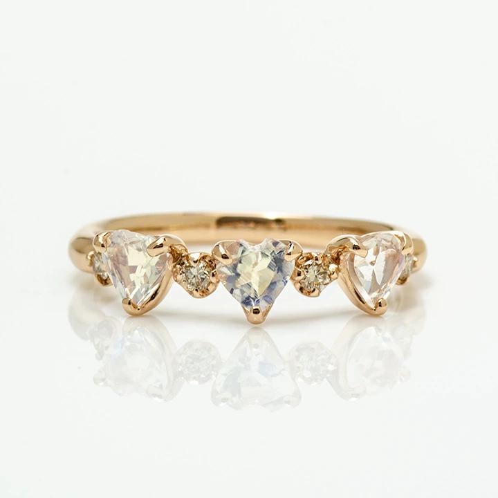 umu -アム- FINE JEWELRY STUIDIOK18 ブルームーンストーン ダイヤモンド リング 「carino」rg0789_m.jpg