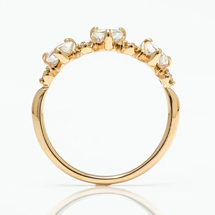 umu -アム- FINE JEWELRY STUIDIOK18 ブルームーンストーン ダイヤモンド リング 「carino」rg0789_s.jpg