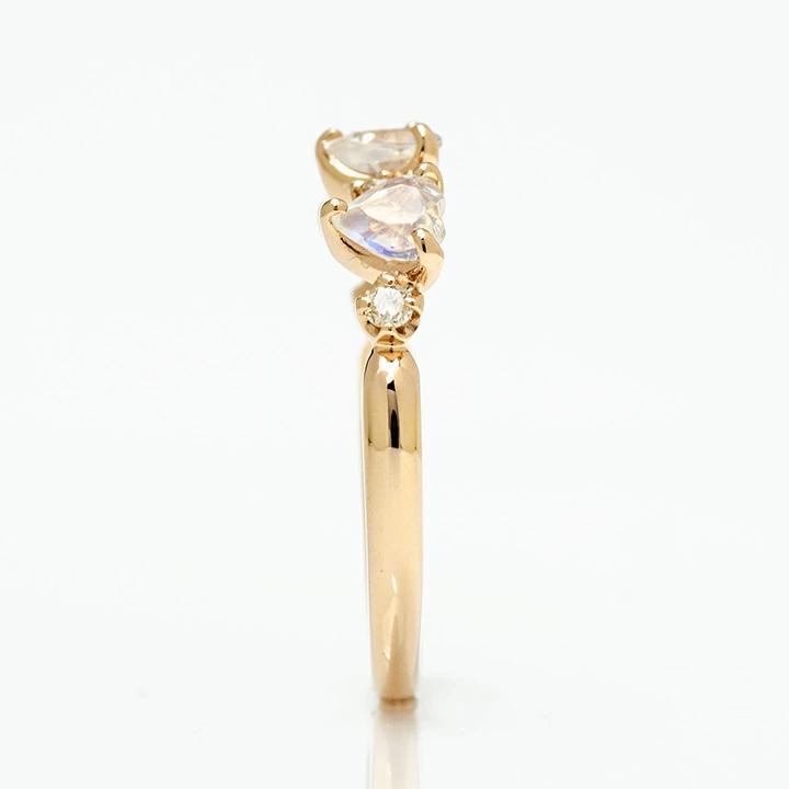 umu -アム- FINE JEWELRY STUIDIOK18 ブルームーンストーン ダイヤモンド リング 「carino」rg0789_y.jpg