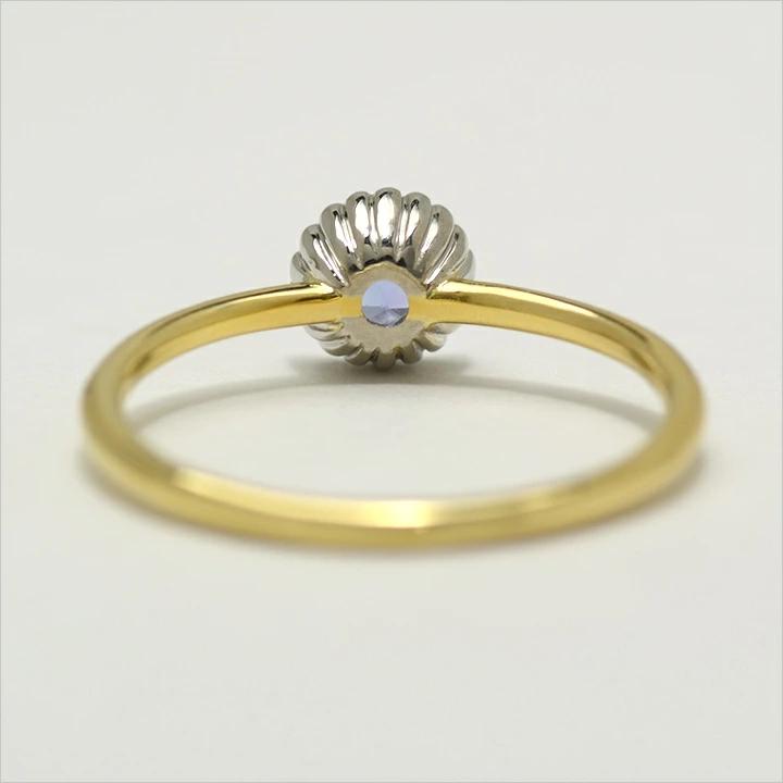 umu -アム- FINE JEWELRY STUIDIOK18/PT900 タンザナイト コンビネーション リング 「figaro」rg0797_u.jpg