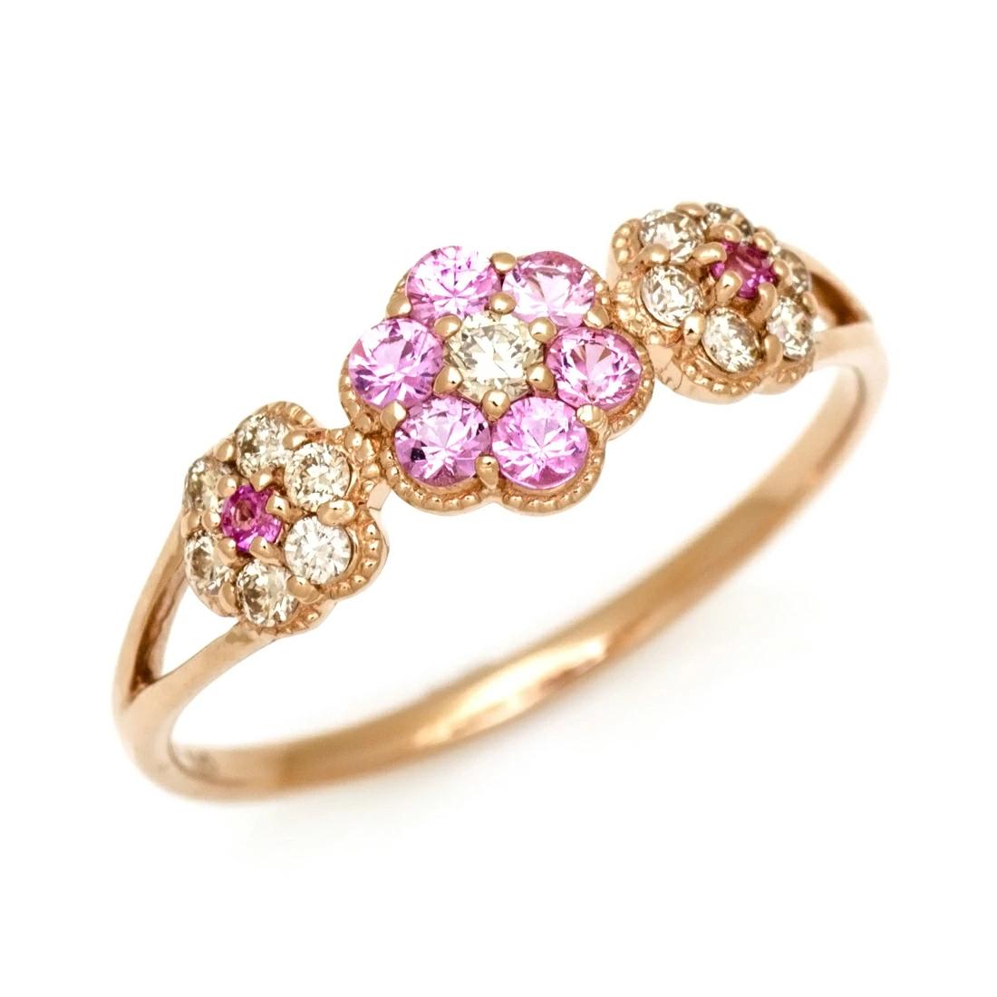 ⭐️特別⭐️新品未使用 k18 ルビー&ダイヤリング あざと可愛いデザイン 新着ジュエリー | umu -アム- FINE JEWELRY STUIDIO