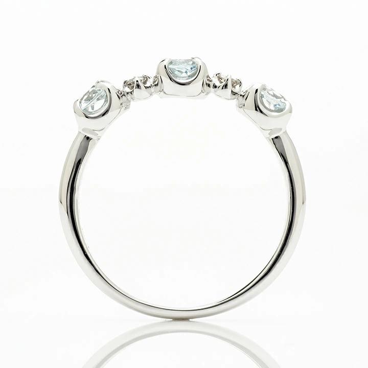 umu -アム- FINE JEWELRY STUIDIOK18 アクアマリン ダイヤモンド リング 「attore」rg0807_s.jpg
