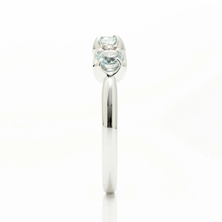 umu -アム- FINE JEWELRY STUIDIOK18 アクアマリン ダイヤモンド リング 「attore」rg0807_y.jpg