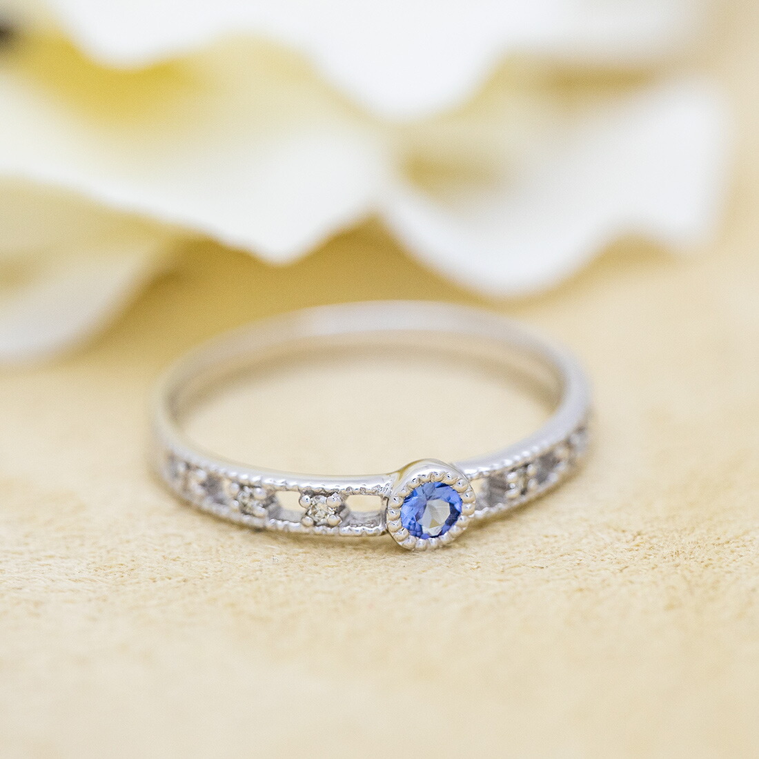 umu -アム- FINE JEWELRY STUIDIOタンザナイト ダイヤモンド リング 「delicatura」rg0810_1.jpg