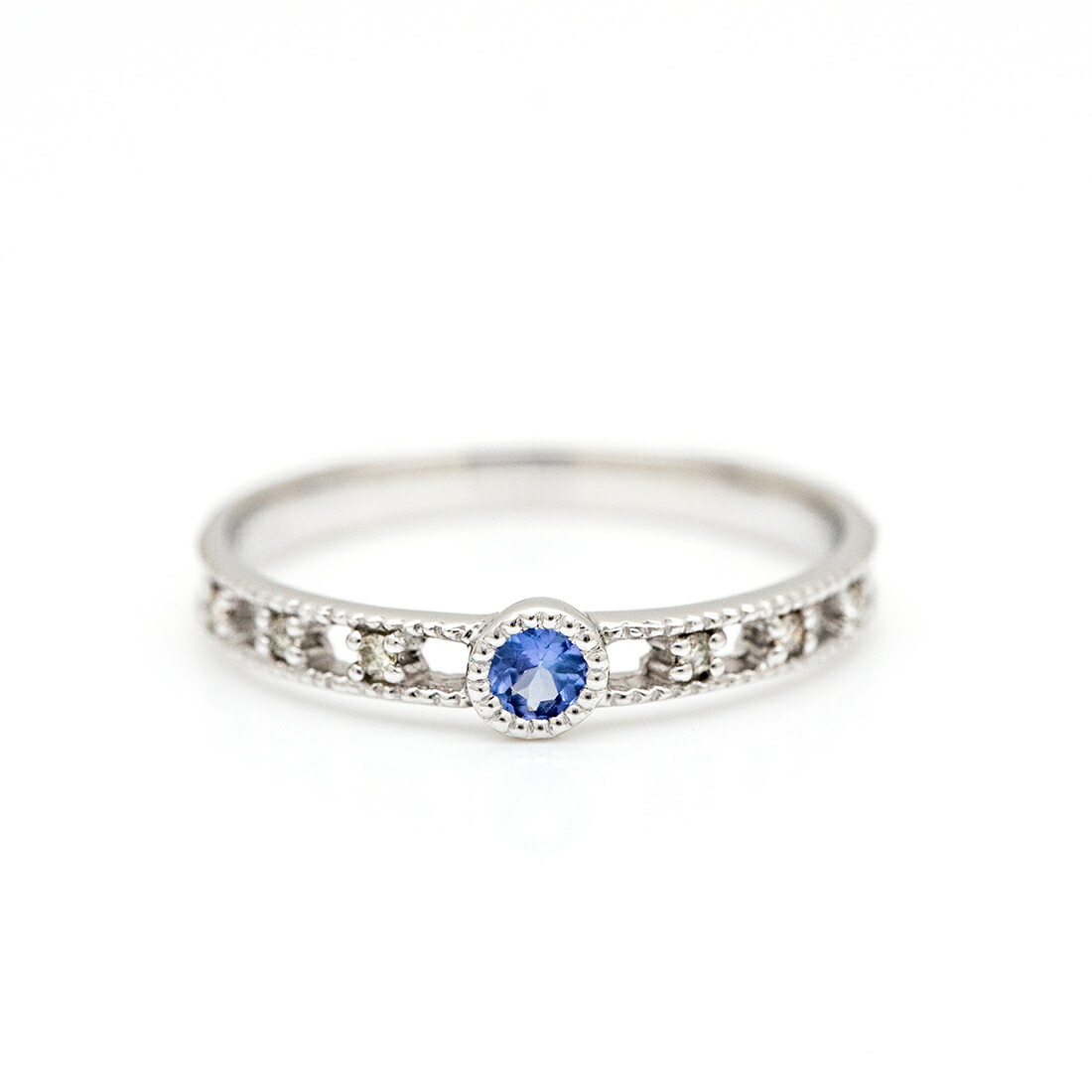 umu -アム- FINE JEWELRY STUIDIOタンザナイト ダイヤモンド リング 「delicatura」rg0810_m.jpg