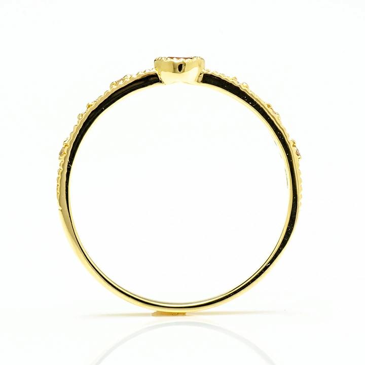 umu -アム- FINE JEWELRY STUIDIOK18 マンダリンガーネット ダイヤモンド リング 「delicatura」rg0811_s.jpg