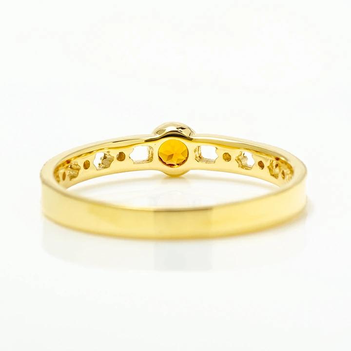 umu -アム- FINE JEWELRY STUIDIOK18 マンダリンガーネット ダイヤモンド リング 「delicatura」rg0811_u.jpg